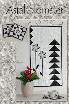093 Bente Malm Mønster Asfaltblomster