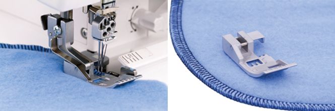 Hovedbilde (F5) Baby Lock Trykkfot kort kurve Gr.9