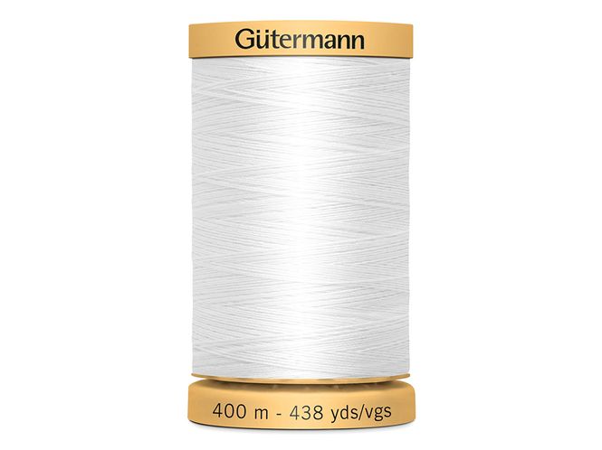 Hovedbilde Gütermann C Ne 50 Bomull 400m 5709 Hvit