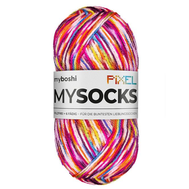 Hovedbilde Myboshi Mysocks Pixel Sokkegarn 150g - Nova