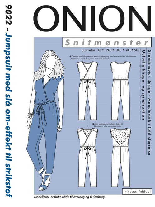 Hovedbilde ONION PLUS JUMPSUIT M. OMSLAGSEFFEKT 9022
