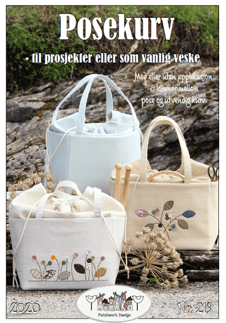 Hovedbilde 219 AnnaKa Mønster Posekurv