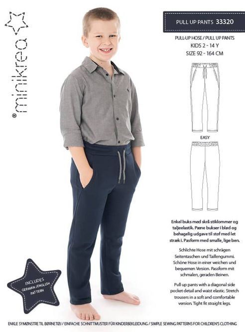 Hovedbilde MINIKREA Pull-up bukse 2-14 (92-164cm) 33320