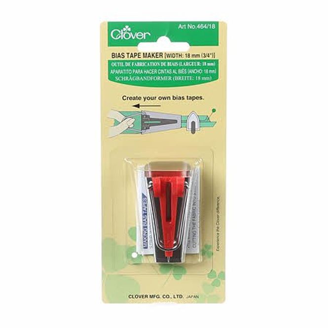 Hovedbilde Clover Bias tape maker 18mm Rød
