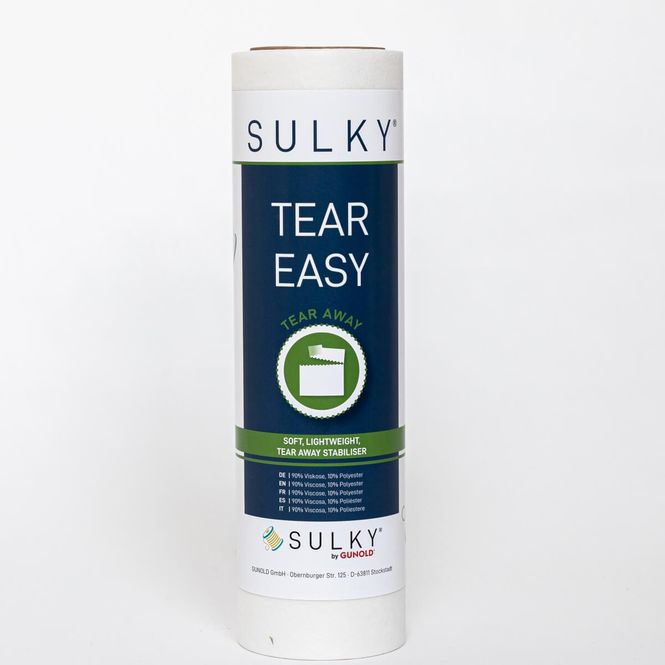 Hovedbilde SULKY Tear Easy rivevlies HVIT 10 meter x 25cm (32B2)