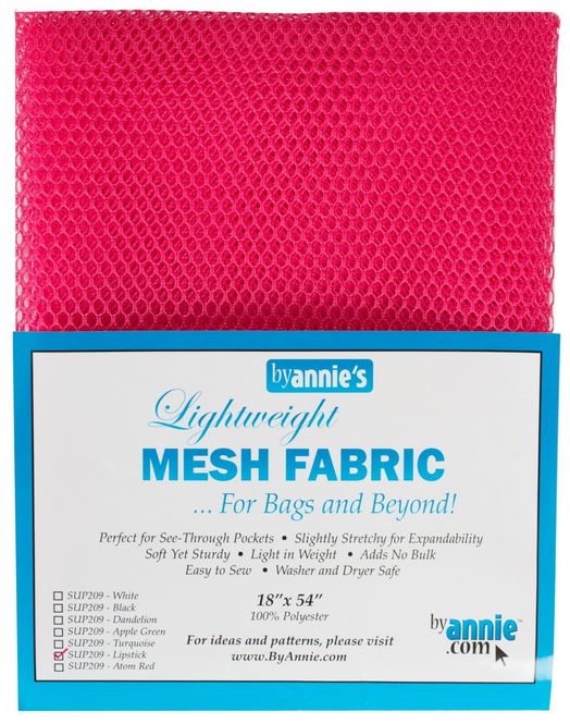 Hovedbilde By Annie's Mesh fabric SUP209 - Lipstick