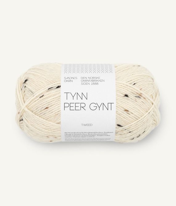 Hovedbilde Tynn Peer Gynt Natural White / Brown Tweed 2523