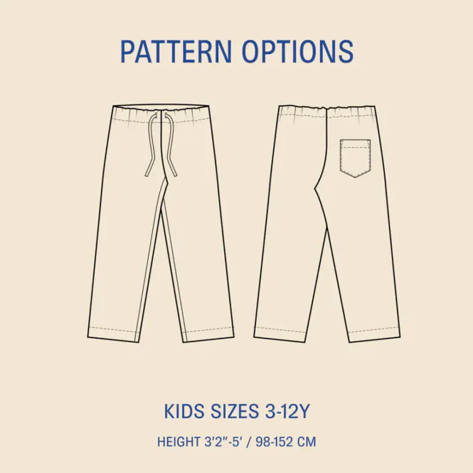 Hovedbilde Pajama Pants Kids - Wardrobe by Me