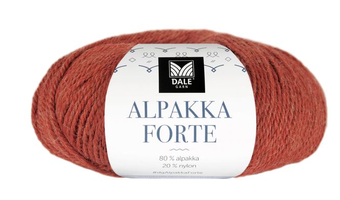 Hovedbilde Alpakka Forte - Varm terracotta melert Frg: 703