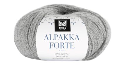 Alpakka Forte - Grå melert Frg: 715