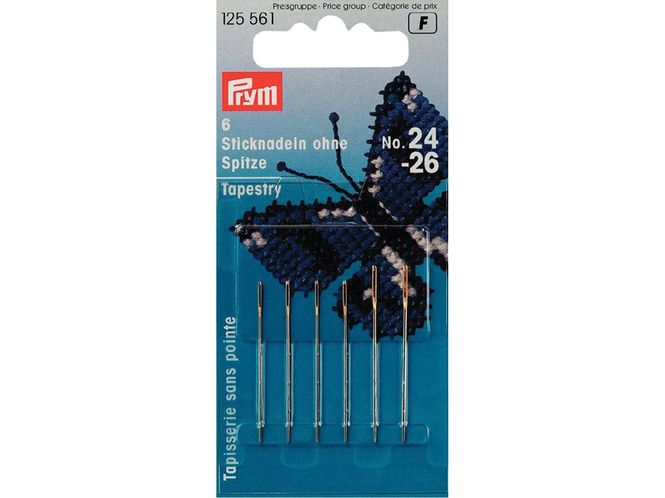 Hovedbilde Prym Broderinåler - Butt No.24/26 - 6stk 125561