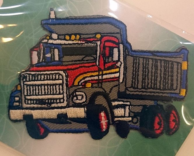 Hovedbilde Lastebil strykemerke 5x7cm
