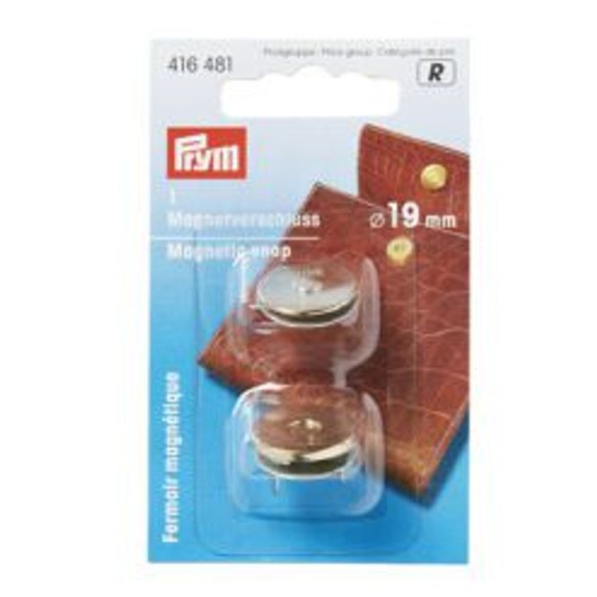 Hovedbilde Prym magnetlås 19mm Gull 416481