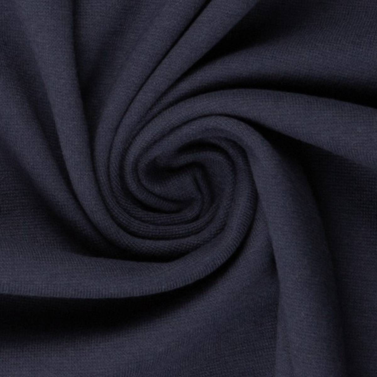 Heike Rundstrikket ribb 000597 Plain, dark blue