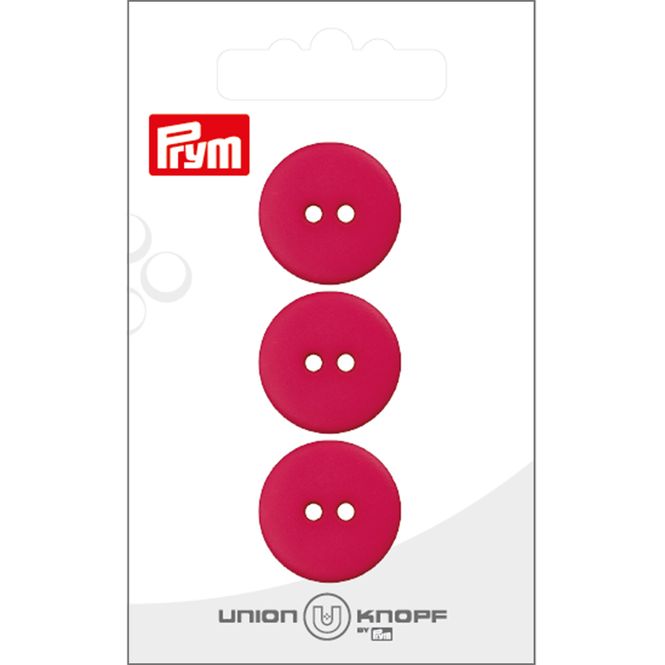 Hovedbilde Prym Knapper 28450 - 2-hull 20mm 521 Rosa - 3stk