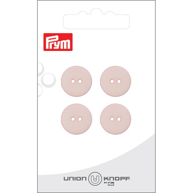 Hovedbilde Prym Knapper 28450 - 2-hull 15mm 46 Rose - 4stk