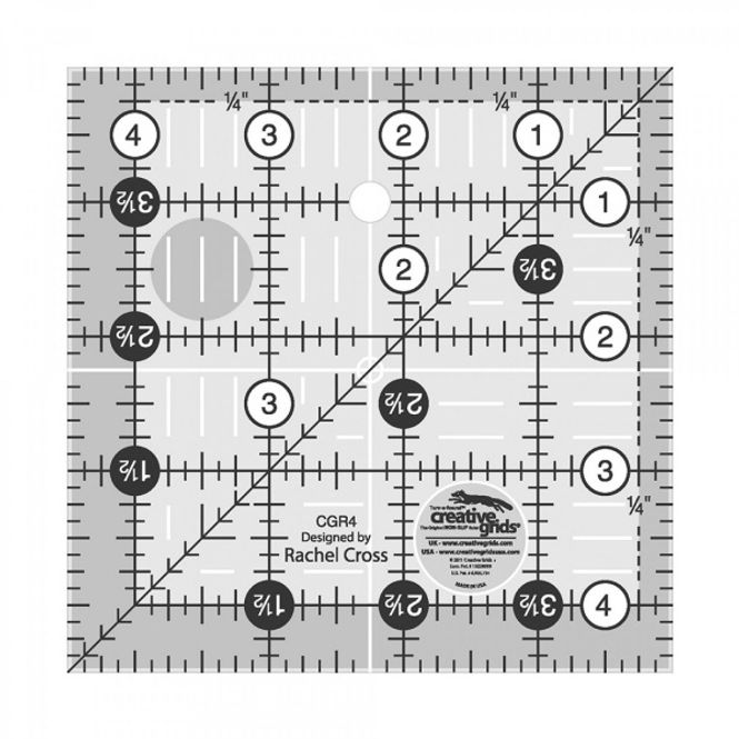 Hovedbilde Creative Grids Linjal 4,5