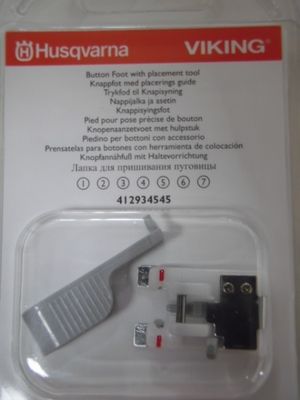 (i5) Husqvarna Knappisyingsfot med holder gr 1-7