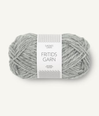 1042 Fritidsgarn Lys Gråmelert