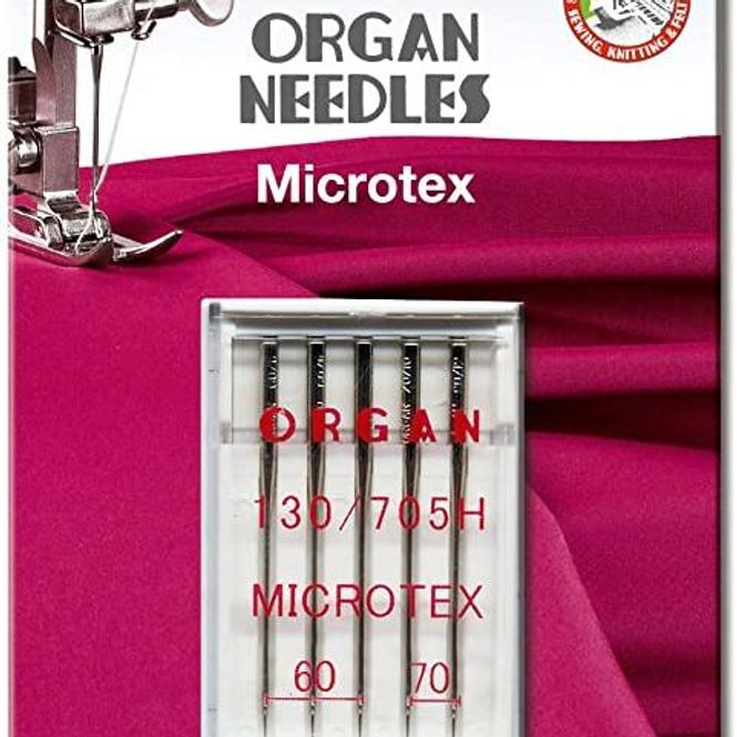 Hovedbilde (23F30) Nål Microtex Ass 5pk nr60/3stk-nr70/2stk