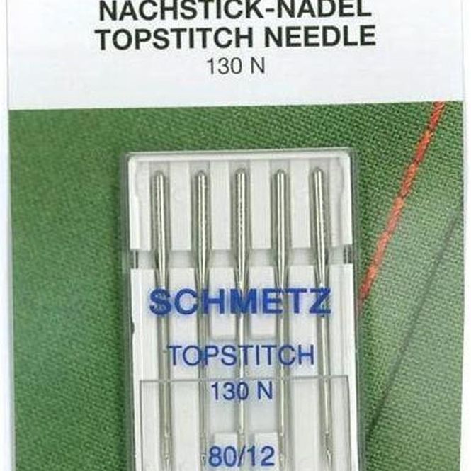 Hovedbilde (23F13) Nåler Top Stitch 130N 80 /12 5-pakk SCHMETZ