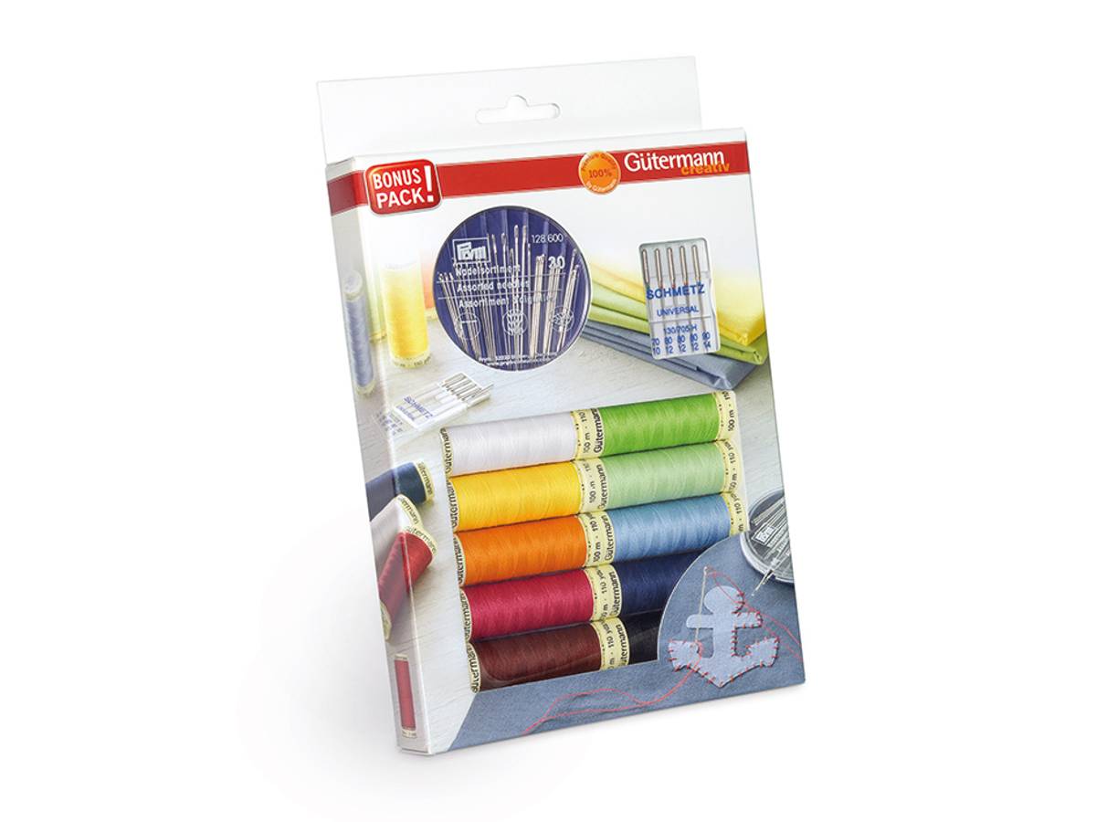 Gutermann 734562 trådsett med nåler