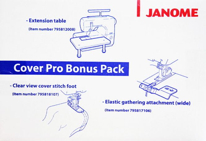 Hovedbilde Janome Cover Pro Bonus Pack 1000cpx/2000CPX/Elna 444