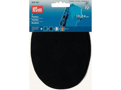 Prym albuelapper 2stk - Sort 929350