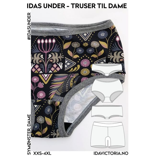 Hovedbilde IDAS UNDER, TRUSER TIL DAME str. xxs-4xl
