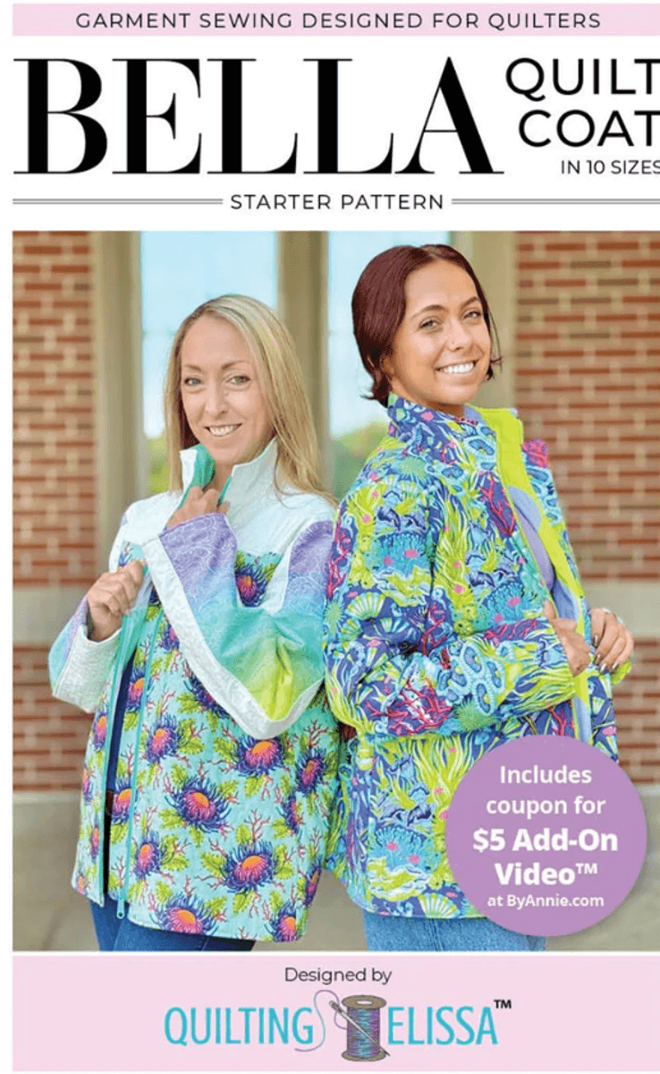 BELLA Quilt Coat, Quilting Elissa