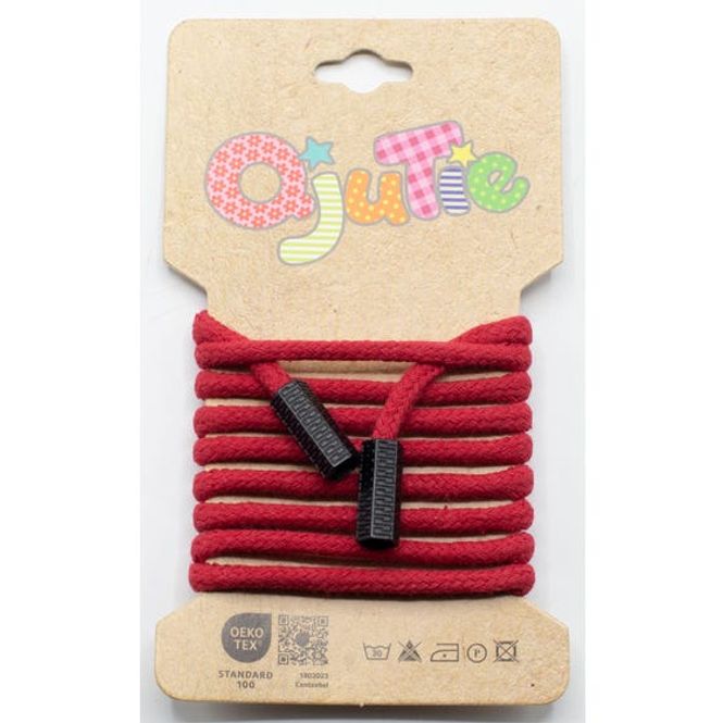 Hovedbilde Drawstring Dark Red-5 mm 100% CO