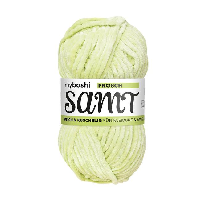 Hovedbilde Myboshi Samt Chenillegarn 100m - 827 Frog