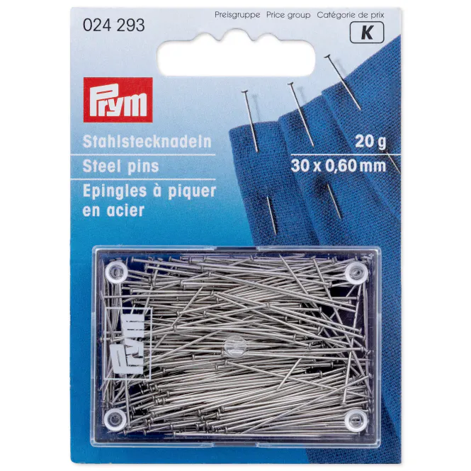 Hovedbilde Prym Knappenåler 20g, 30x0,60mm 024293