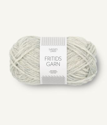 1021 Fritidsgarn Lys Gråmelert