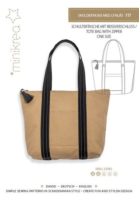 Hovedbilde MINIKREA Totebag med glidelås
