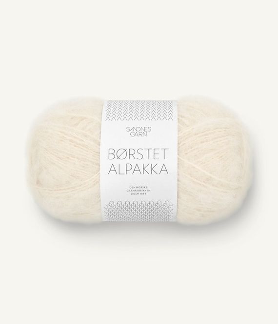Hovedbilde 1012 Børstet Alpakka Natur