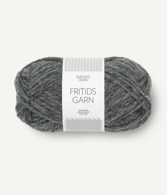 Hovedbilde 1055 Fritidsgarn Mørk Gråmelert