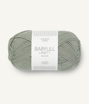 8521 Babyull Lanett Støvet Lys Grønn
