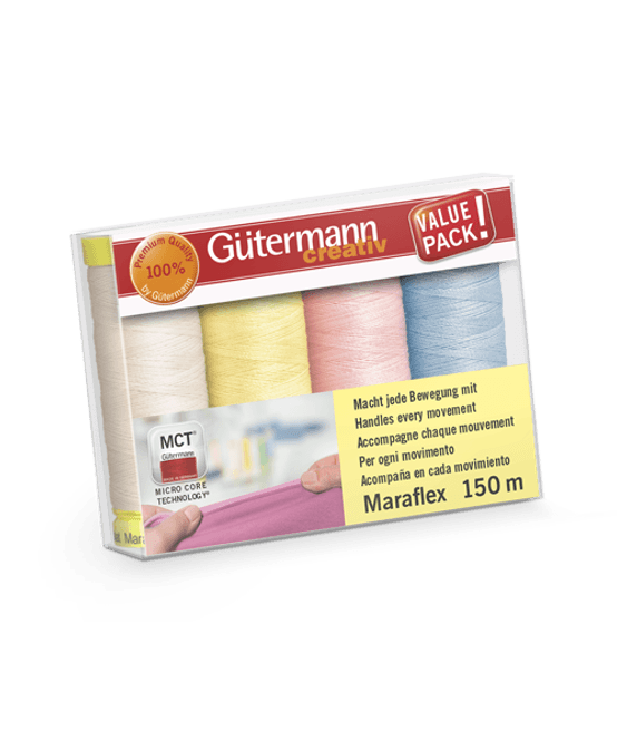 Hovedbilde Gütermann Trådpakke - maraflex 150m 734529 col.3