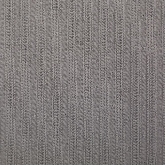 Hovedbilde Ribbjersey Pointelle , fnr 183 Light grey
