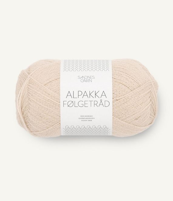 Hovedbilde 2321 Alpakka Følgetråd Marsipan