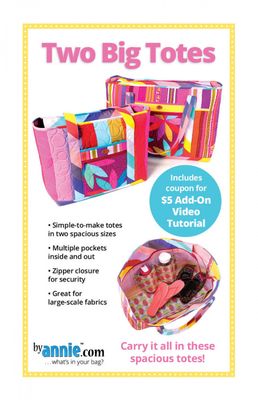 Two Big Totes by Annie.com