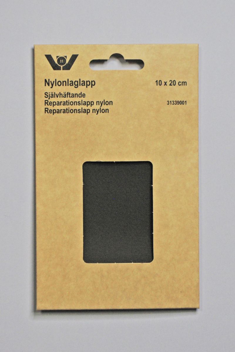 Nylonlapp selvklebende Mørk Brun 31239001-0767