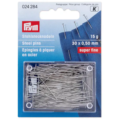 Prym Knappenåler 30mm 15g - Stål 024284