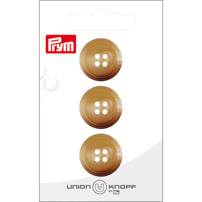 Hovedbilde UAS Prym Knapper 13001 - 4-hull 20mm 16 Beige - 3stk