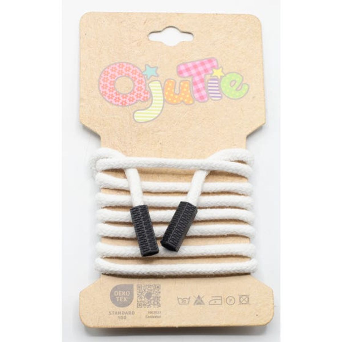 Drawstring White-5 mm 100% CO