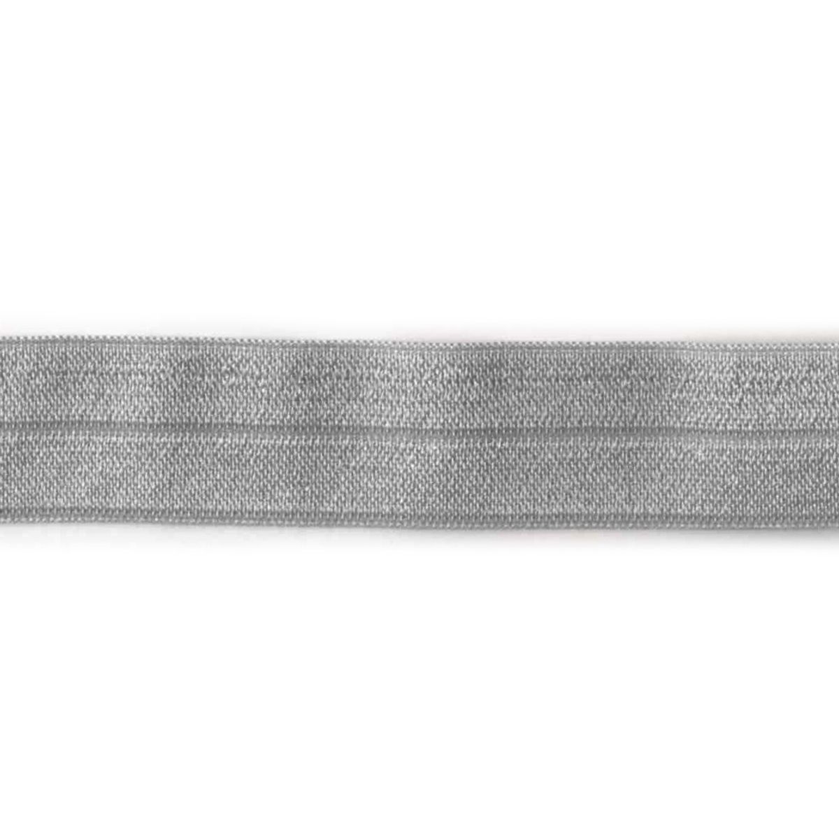 Folde-elastikk 19mm grå, 5088-012