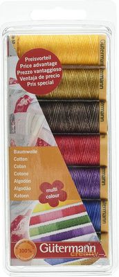 Tradsett 7 sneller multifarget bomullstrad Gutermann 731146 col