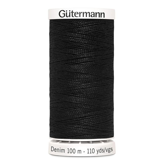 Hovedbilde Denim tråd 100m farge 1000 Gütermann