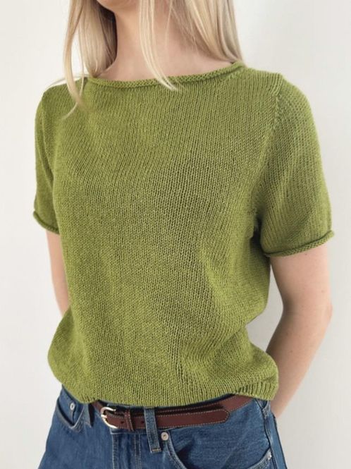 Hovedbilde Le Knit Vega Tee nedenfra - LHS069